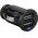 Goobay auts USB mini adapter gyorstlt 12-24V 2db USB fekete (2,4A) - Kirusts!