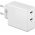 Hlzati dupla USB-C Power Delivery gyorstlt, 36W, fehr