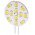 LED sllyesztett spotlmpa 2 W-os G4 bzis, 20 W-ot helyettest, 170 lumen