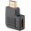 HDMI 90 -ban hajltott horizontl, aranyozott 8K60Hz - A kszlet erejig!