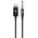 Goobay Apple Lightning audiokbel (3,5mm Jack) 1m fekete