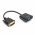 Adapterkbel DVI-rl VGA-ra, fekete