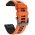 raszj 26mm Garmin Fenix 6X, narancssrga-fekete