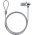 Goobay laptop �s PC biztons�gi z�r 4 sz�mjegy� k�d 1,5m 4,5mm m�anyag bevonat� ac�lk�bel