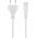 Goobay csatlakoz�k�bel Eurodug� C (CEE 7/16) - k�sz�l�kdugalj C7 3m 2x0,75mm2 feh�r