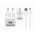 Cabstone+ Micro USB h�l�zati adapterk�szlet feh�r 1m 2100mA 2db/csomag - A k�szlet erej�ig