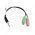 OTB audio splitter / eloszt� Jack k�bel (3,5mm)