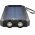 Goobay Outdoor napelemes powerbank 8000mAh 10W IP44 2xUSB-A karabiner zsebl�mpa
