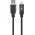 Goobay USB-C-USB-A k�bel 1m 60W 3A 10Gbit/s USB3.2 fekete