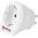 Skross orsz�gadapter Eur�pa USA 2- �s 3-p�lus� f�ldelt �s nem f�ldelt 100V1500W/250V3750W