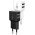 Goobay 12W USB-A dupla h�l�zati adapter fekete 2x USB-A csatlakoz�