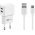 Goobay 12W USB-C dupla t�lt�k�szlet 2x USB-A csatlakoz� USB-C k�bel 1m feh�r