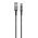 Goobay USB-C USB-A textilk�bel f�m csatlakoz�kkal 1m 15W 3A 480Mbit/s �rsz�rke/ez�st