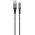 Goobay Lightning USB-A textilk�bel 2m 12W 2,4A MFi t�lt� �s adatk�bel