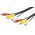 Goobay Composite audio-video k�bel 3x RCA (cinch) 1,5m