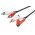 Goobay RCA (cinch) sztere� k�bel 2x dug� 2x dug�/aljzat 1,5m