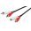 Goobay sztere� RCA hosszabb�t� k�bel 2x RCA csatlakoz� 2x RCA aljzat 10m
