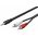 Goobay audio adapterk�bel 3,5mm jack 2x sztere� RCA (cinch) dug� 15m