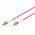 Goobay multim�dus� OM4 LWL k�bel lila LC-UPC csatlakoz� 7,5m