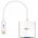 Goobay USB-C VGA adapter 0,2m feh�r USB 3.1 Full HD 1080p 60 Hz