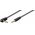 Goobay 3,5mm sztere� audiok�bel 90 fokos csatlakoz�val 1 m