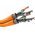 Goobay CAT 7A duplex h�l�zati k�bel SFTP 500m narancs