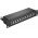 Goobay CAT 6 10 h�velykes 12 portos STP patch panel fekete