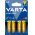 Varta Longlife alk�li 4106 LR06 AA Mignon ceruza elem 4db/csomag