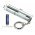 VT Pro X100E LED l�mpa 80lm alum�nium rozsdamentes ac�l 1x Varta AAA elemmel
