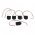 OTB RTC-Batteriebox mit ON/OFF Schalter f�r CR2032 Batterien passend f�r Raspberry Pi 5 - 5 St�ck
