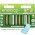 Panasonic eneloop Botanic AA Mignon ceruza Akkumul�tor 1,2V 2000mAh 8db/csomag BK-3MCCE/8TE NiMH