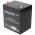 Multipower MP5.4-12B 12V 5,4Ah 6,3mm Faston Akkumul�tor AGM �lom-zsel�s