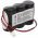 Helyettes�t� Akkumul�tor v�szvil�g�t�s 3,6V 1800mAh F1x3 Sub-C ESYLUX SLA FLP/GL NiCd