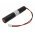 Helyettes�t� Akkumul�tor v�szvil�g�t�shoz L1x3 Sub-C 3,6V 3000mAh 200mm k�bel B-949/HT NiMH