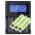 Helyettes�t� Akkumul�tor Panasonic 18650 3,7V 3400mAh 3db/csomag LCD t�lt� Li-Ion