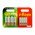 GP Super Alkaline AAA (mikro) �s AA Mignon ceruza elem 1,5V 8+8db/csomag hagyom�nyos elem alk�li