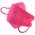 10db/csomag FFP2 v�d�maszk Pink CE 2841 DIN EN1492001+A12009 egyenk�nt f�li�zott