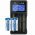 Helyettes�t� Akkumul�tor CR123A 16340 3,7V 800-850mAh 2db/csomag USB t�lt� LCD Li-Ion