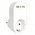 Eurocsatlakoz� aljzat 2 db USB kimenettel, max. 2400 mA USB t�lt�si �rammal, feh�r sz�n�