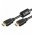 High Speed HDMI k�bel Ethernet 3,0m A-A aranyozott csatlakoz� ferritmag