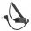 Aut�s Mini-USB t�lt�k�bel 5V 1000mA 1m der�ksz�g� csatlakoz� fekete