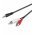 Audio-video k�bel 1,5m 3,5mm sztere� jack 2x RCA (cinch) csatlakoz�