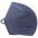 FFP2 v�d�maszk 5 r�teg� k�k 10db/csomag DIN EN1492001+A12009 szelep n�lk�l egyenk�nt f�li�zva
