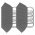 FFP2 partikelfil�l� f�lmaszk 5-lagig sz�rke 10db/csomag tan�s�tott DIN EN1492001+A12009