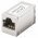 RJ45 modul�ris �sszek�t� CAT 6A 2x RJ45 aljzat (8P8C) f�m �rny�kol�s