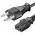 Sv�jci h�l�zati k�bel Typ J (SEV 1011) C13 5m fekete