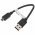USB 2.0 Hi-Speed k�bel USB A - USB Micro B 15cm tablet fekete