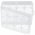 Akkubox t�rol�doboz 1-4 AAA (mikro) / AA Mignon ceruza Akkumul�torkhoz �ttetsz� tejfeh�r