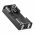 Elemtart� 2x AAA (Micro) U-alak� forrf�lekkel 53x24,5x13mm fekete