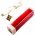 Helyettes�t� Akkumul�tor powerbank 5V 2200mAh piros Micro-USB k�bellel Li-Ion